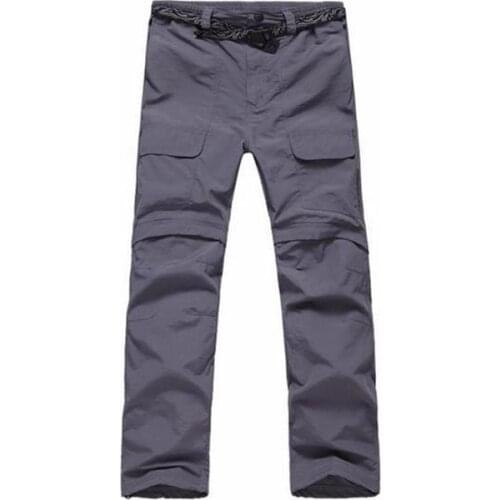 2016 New Removable Summer Hiking Pants Men Quick Dry Breathe Outdoor Pants For Hiking Camping Leisure Travel Sports Trousers