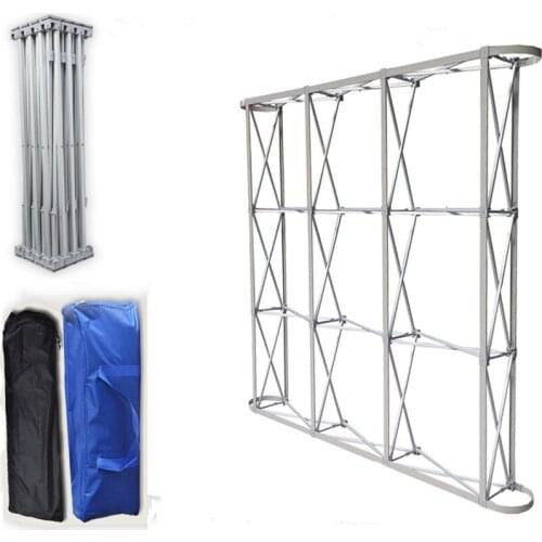 230cm*230cm Aluminum flower Wall stand frame for Tradeshow Straight Tension Banner Exhibition Display Stand Trade Show Wall