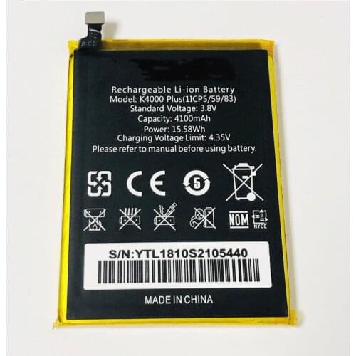 3.8V 4100mAh For OUKITEL K4000 Plus Battery