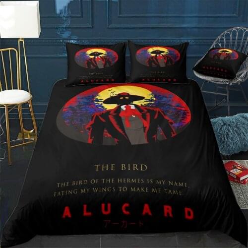 Hellsing Duvet Cover Comfortable Quilt Home Decora Design Universal Bedding Set Bedclothes+Pillowcase 3pcs