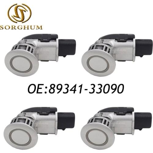 4PCS 89341-33090 PDC Ultrasonic Backup Parking Assist Sensor For Toyota Camry Corolla 8934133090