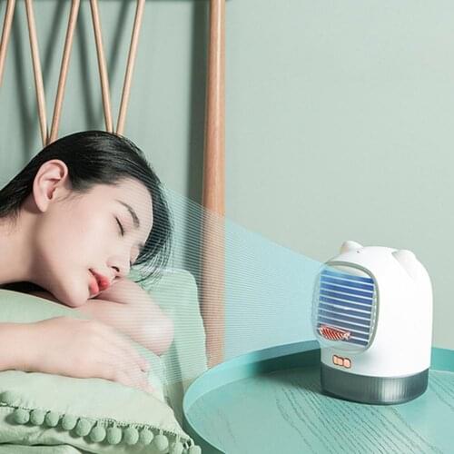 400ML Cooling Fan Portable Desktop Cooling Fan Table Air Cooler Mini Air Conditioner Fan for Home Use Bladeless