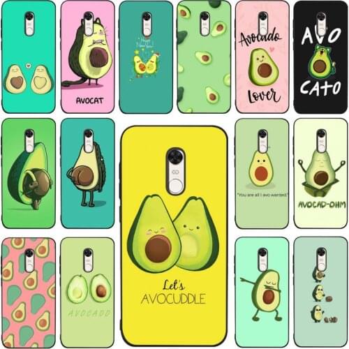 YNDFCNB avocado aesthetic cute fashion pattern Phone Case for RedMi 4X 5 plus 5 6 7 8 9 A 6pro Go K20 cover