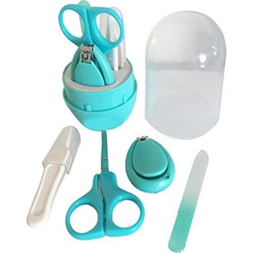 New 4 Piece Baby Nail Clipper Safety Manicure Tools Stainless Steel Baby Care Nail Clipper Set Baby Care Products