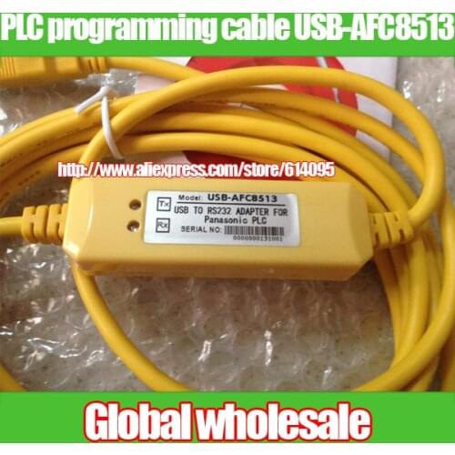 1kit PLC programming data cable USB-AFC8513 for Panasonic / FOR FP0 FP2 FP-X FP-G USB data adapter for Matsushita USB to RS232