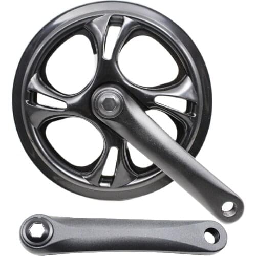 46T 48T 152 mm Aluminum Alloy Electric Bicycle Crankset For Folding Bike Crankset with Chainring Crankset Road Bike Parts