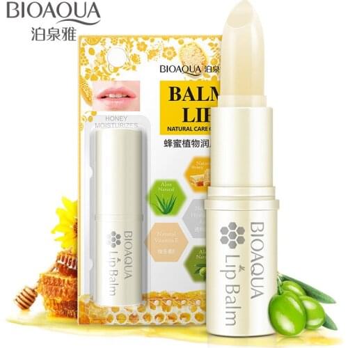 Lip Balm Brand Skin Care Hyaluronic acid Pure Natural Plant Moisturizing Long-lasting Lip Lines maquillage 1PCS Bright Color