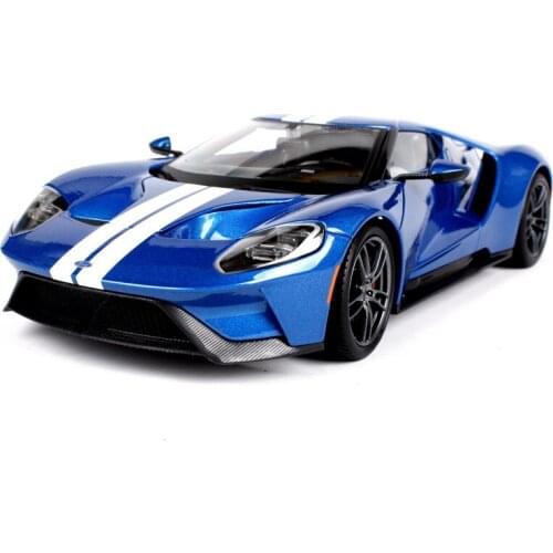 Maisto 1:18 Hardcover Edition Alloy Diecast Metal Vehicle 2017 Ford GT Car Model Toy Adult Collection Gifts Ornaments Display