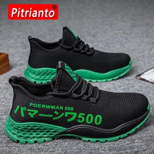 Men Sneakers Casual No-Slip Men Vulcanize Shoes Breathable Male Air Mesh Lace Up Wear-Resistant Shoes Tenis Masculino