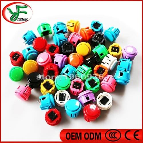 Copy Sanwa OBSF Push Button 30mm Arcade Start Switch For Zero Delay Joystick Game DIY