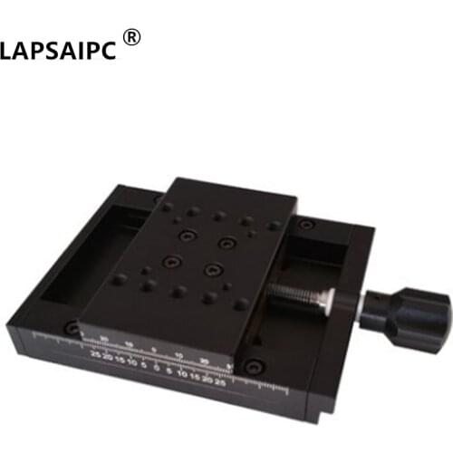 Lapsaipc PT-SD102P PT-SD102PS X Axis 50mm Manual translation stage Linear Stage Displacement Platform Optical Sliding Table