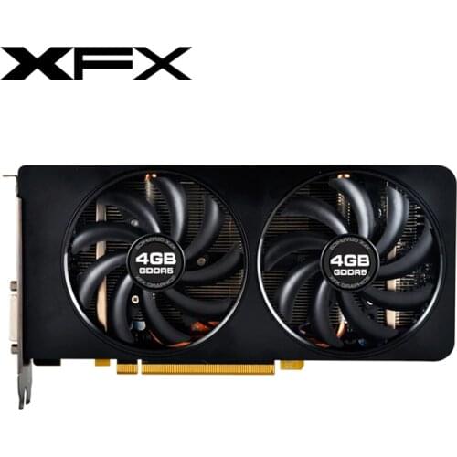 Original XFX R9 270A 4GB Video Cards AMD Radeon R9 270 4GB Graphics Screen Cards GPU Desktop Computer Gaming Board Map PCI-E
