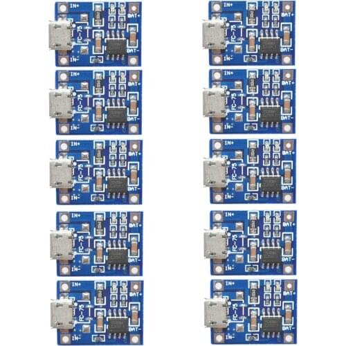 TP4056 1A Lipo Battery Charging Board Charger Module lithium battery DIY MICRO Port Micro USB TP4056 Lithium Battery Charger