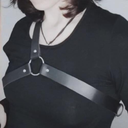 UYEE Trendy Leather Belt Strap For Women Sexy Garter Harness Body Bondage Adjustable Belts For Stockings Female Erotic LB-003