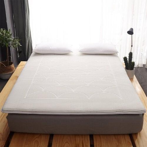 VESCOVO Queen King memory foam pad tatami soft Mattress pad latex mattress topper for 1.5 1.8m bed