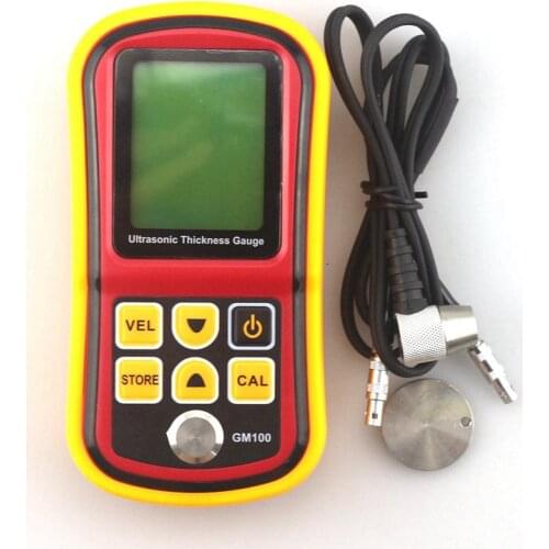High Precision GM100 Ultrasonic Thickness Gauge Digital Thickness Measuring Instrument Glass Plastic Metal Plate Gauge Analyzer