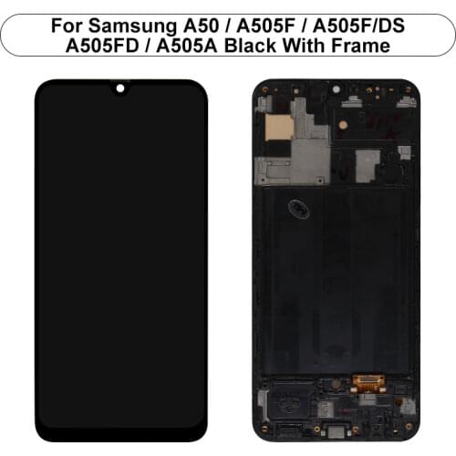 6.4" Original For Samsung Galaxy A50 2019 LCD A505F/DS A505F A505FD A505A LCD Touch Screen Digitizer For Samsung A50 Display