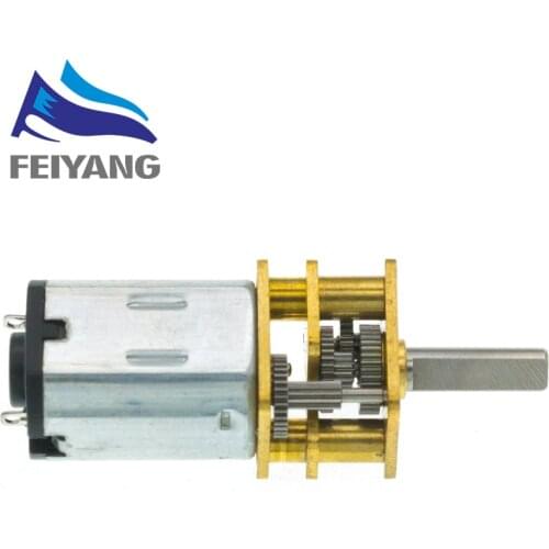 10pcs GA12-N20 DC 6V 100RPM Gear Motor Speed Reduction Gear DC Motor Electric Gear Box with Gearwheel for RC Robot DaiDian