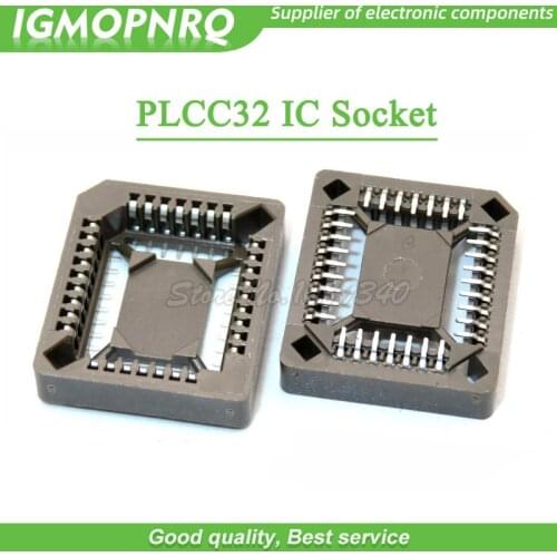 10PCS PLCC32-SMD IC Socket , PLCC32 Socket adapter , 32 Pin PLCC PLCC-32 Converter