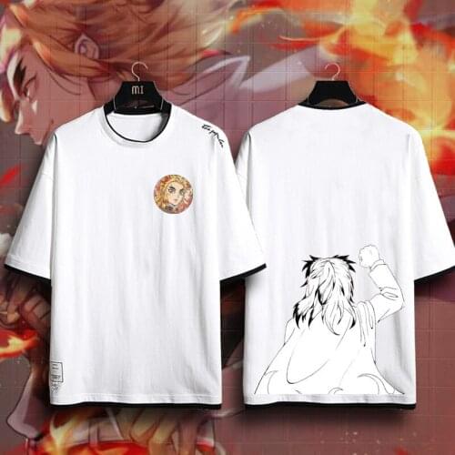 12 Styles Anime Demon Slayer Costume Kochou Shinobu Cosplay T-shirt Kamado Nezuko Tanjirou Kimetsu No Yaiba Train Mugen Adults