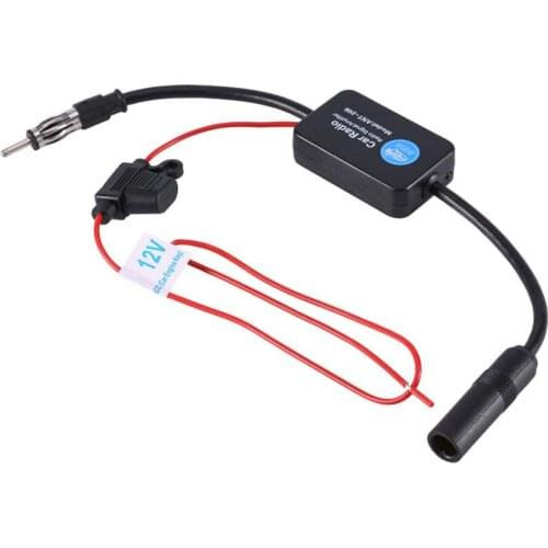12V Universal Car FM Radio Aerial Antenna Signal Reception Amplifier Booster FM Signal Amplifier