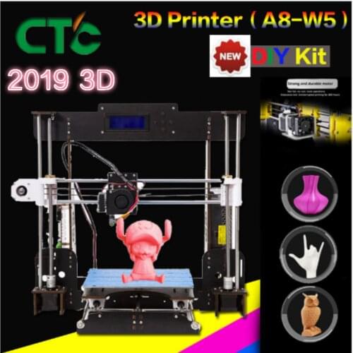 2020 Upgraded DIY 3D black acrylic high precision A8 printer filaments + filament holder resume power failure 3D printer parts