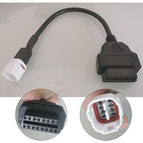4 Pin To OBD2 Fault Code Reader Motorcycle Scanner Diagnostic Cable Tool Fit Parts For Yamaha MT10 FZ10 MT09 XSR MT07 R1 2016