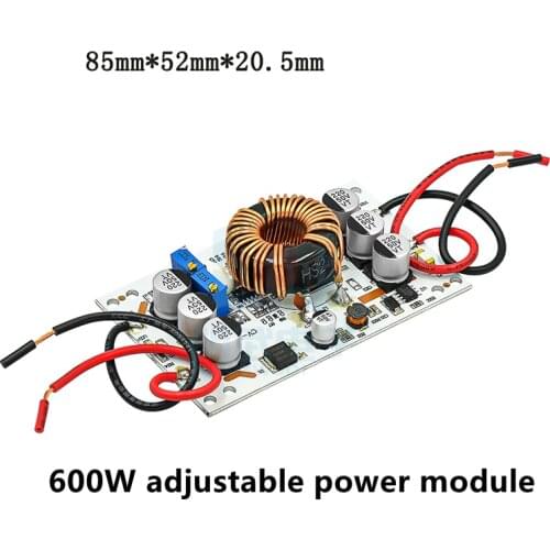 600W aluminum substrate boost constant voltage constant current adjustable power module LED boost driver boost charging