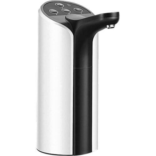 Automatic Electric Portable Water Pump Dispenser Gallon Drinking Bottle Switch for Water Pumping Device for Outdoor Home White