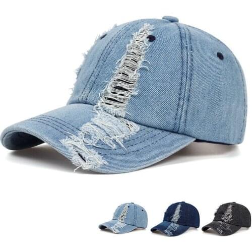 2020 Hot Women Baseball Caps Hats For Men Denim Jeans Snapback Caps Casquette Plain Bone Hat Gorras Men Casual Dad Hat