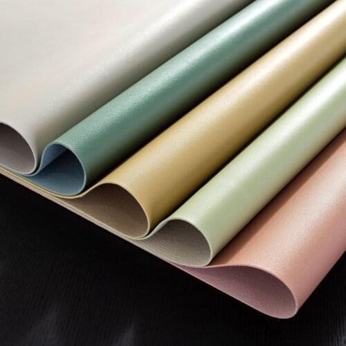 Pure color light luxury Leather table mat Waterproof tablecloth custom rectangle table tablecloth dining table Decor protector