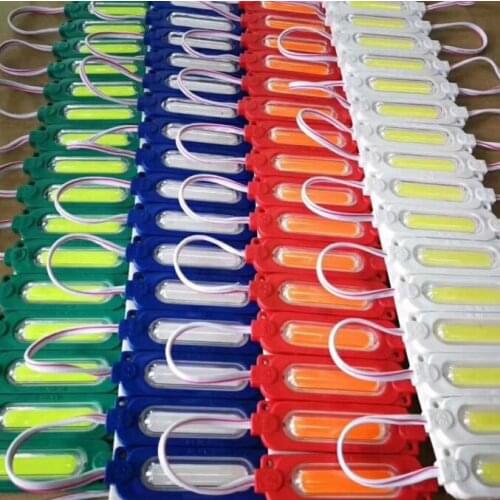 COB LED Module String Light with Lens DC12V 6LED Waterproof for Outdoor Advertising Sign Shop Banner LED Module Strip Lamp