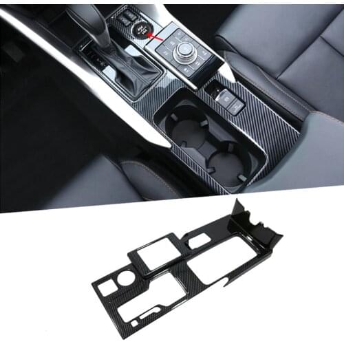 For Left Hand Drive 2PCS Car Inner Gear Box Panel Decoras Sticker Cover Trim For Mitsubishi Eclipse Cross 2017 2018 Accessories