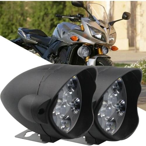 Moto ATV 12V 6500K Motorcycle Headlight Fog Scooter LED Spotlights Working Motor Spot Light Head Lamp DRL White Car Headlight