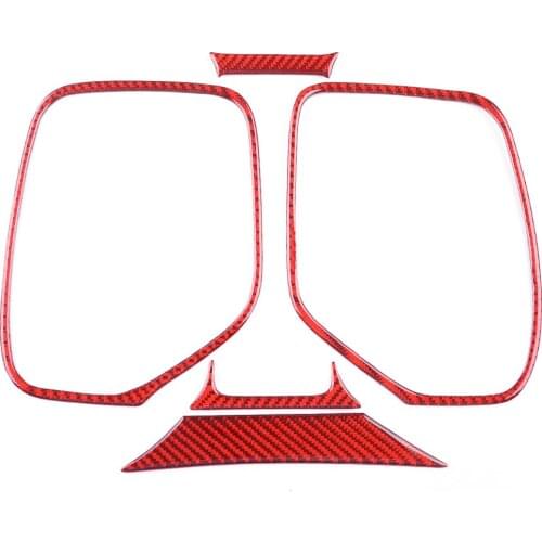 1 Set Carbon Fiber Red Speedometer Frame Cover Sticker Fit for Chevrolet Camaro 2015 2014 2013 2012 2011 2010