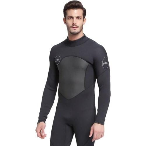 1.5MM Neoprene Mens One-Piece Wetsuit High Elastic Stitching Warm Surfing Diving Equipment Jellyfish Long Sleeve Wetsuit