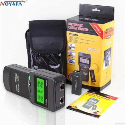 Noyafa NF-8108A Cat.5E/ 6E UTP STP Network Cable Tester Check Wiring Error 5E 6E Wire Test