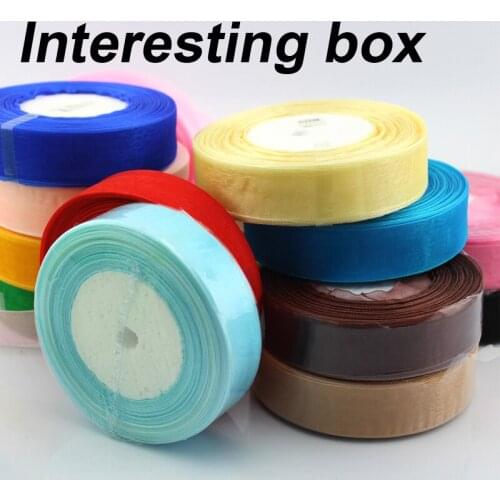 Primary color ribbon diy ribbon color translucent ribbon woven ribbon model diy handmade materials