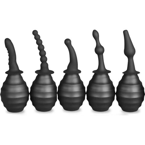 380ml Anal Enema Ball Anal Douche Syringe Vagina Cleaning Nozzle Kit Vaginal Anal Cleaner Washing Bottle Pump Enema Sex Shower