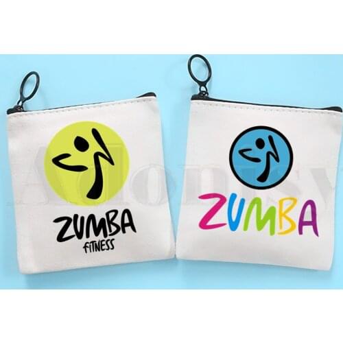 Love Zumba Dance Hip Hop Harajuk Graphic Fashion Coin Purse Storage Small Bag Card Bag Key Bag Coin Clutch Bag Zipper Key Bag
