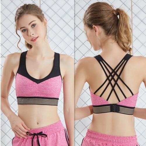 Shockproof Quick Dry Sports Bra Plus Size Ladies High Support For Women Running Tank Top Yoga Fitness Sport Bra Top Sportswear