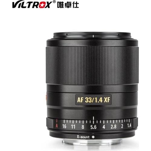 STOCK Viltrox 33mm F1.4 Lens AF Auto Focus Lens STM XF Camera Fixed Lens for Fujifilm FUJI X mount camera XT3 XT30 XT20 XE1 XT10