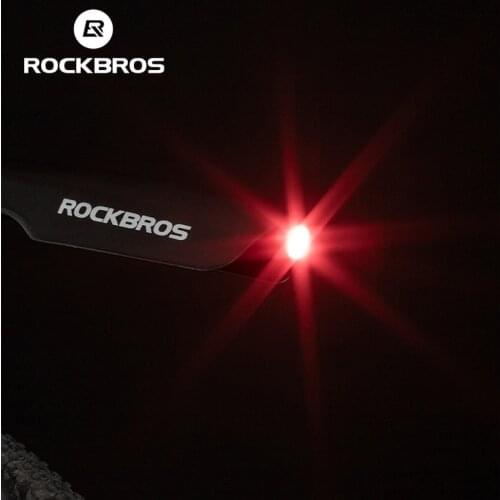 ROCKBROS Bike Fender Bicycle Fenders Mountain Bike Mud Guards Mtb Mudguard Wings for Bicycle Bike Accessories with Taillight