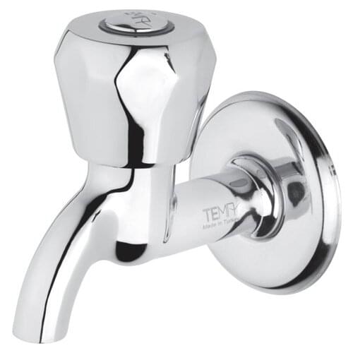 SHORT NECK WATER TAPS CROM PLATED BRASS INCERT