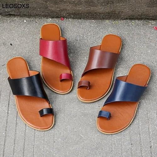 Womens Slippers Large Size 2021 Summer New Flat-bottomed Thick-soled Outer Wear Drag Toe Sandals And Slippers