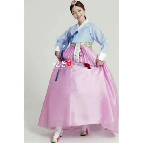 Ladies Hanbok Korean Skirt Korean Imported Fabric Bride Groom Wedding Hanbok Couple Hanbok Wedding Dress