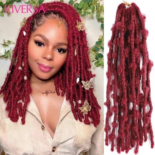 Butterfly Locs Crochet Braiding Hair Soft Cool Butterfly Locks Hair Naturel Extensions 12 / 14 inches Synthetic Braid Hair Curly