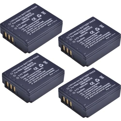 1600mAh 3.7V CGA-S007 CGA-S007E DMW-BCD10 CGAS007 Spare Battery for Panasonic DMC TZ1 TZ2 TZ3 TZ4 TZ5 TZ50 TZ15 TZ15GK Camera