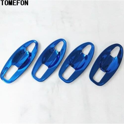 8pcs For Nissan X-Trail Rogue T32 2014 2015 2016 2017 Door Bowl Cover Trim Door Handle Decorate X Trail Chrome