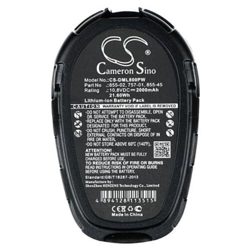 Cameron Sino 2000mAh battery for DREMEL 8000-01 8001-01 855-02 855-45 Power Tools Battery